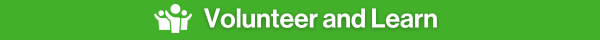 Volunteer and Learn section header
