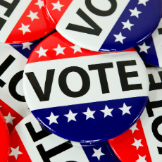 Vote buttons.