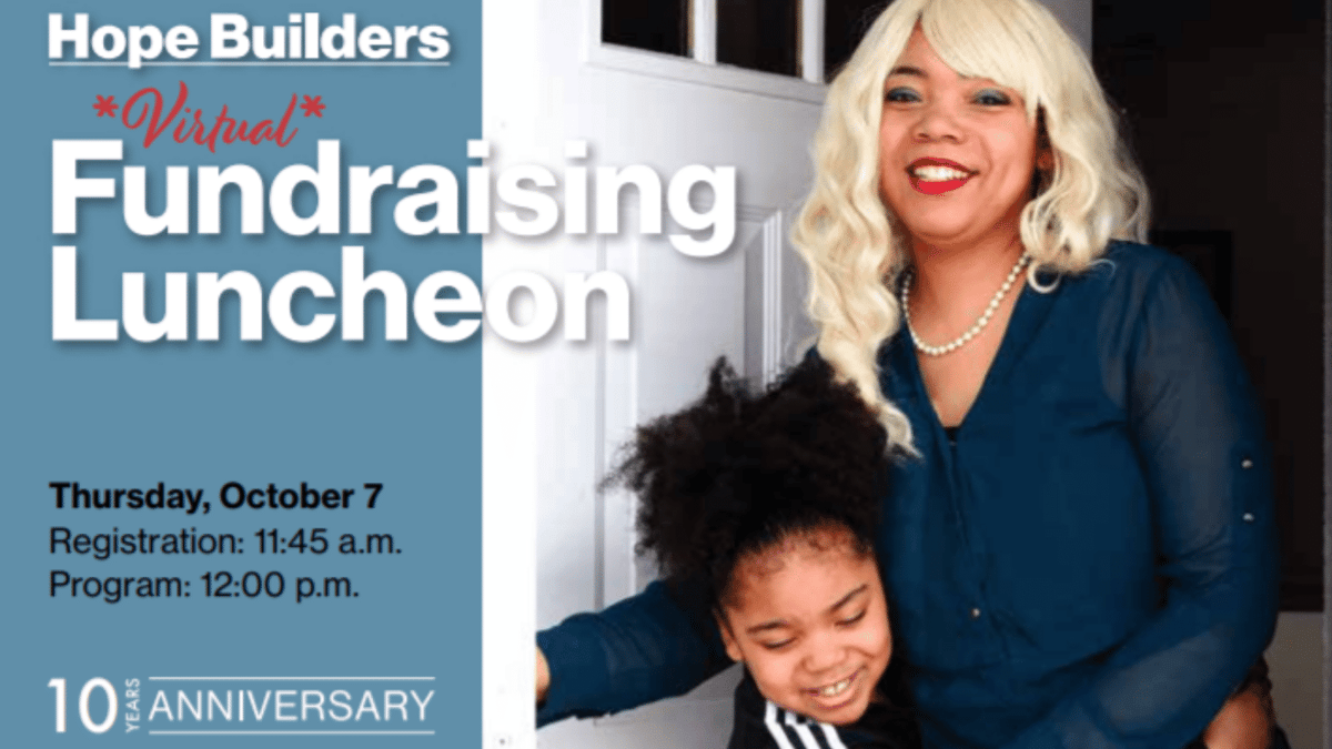 hope builders virtual fundraising luncheon
