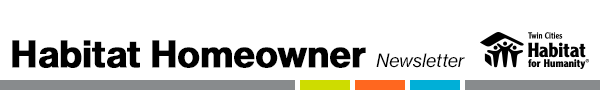 Habitat Homeowner Newsletter